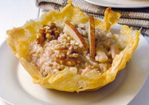 Risotto gorgonzola e pere