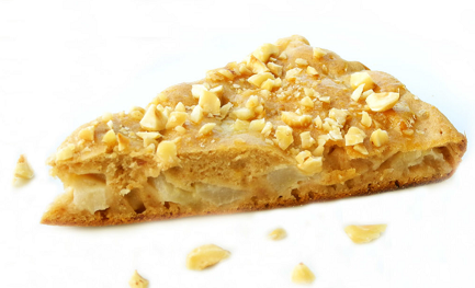 Torta di pere, noci e datteri