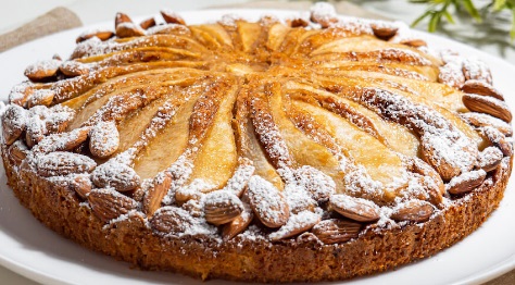 Torta alle pere, cannella e zenzero