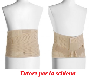 Tutore per la schiena